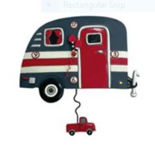 Camper Life Clock