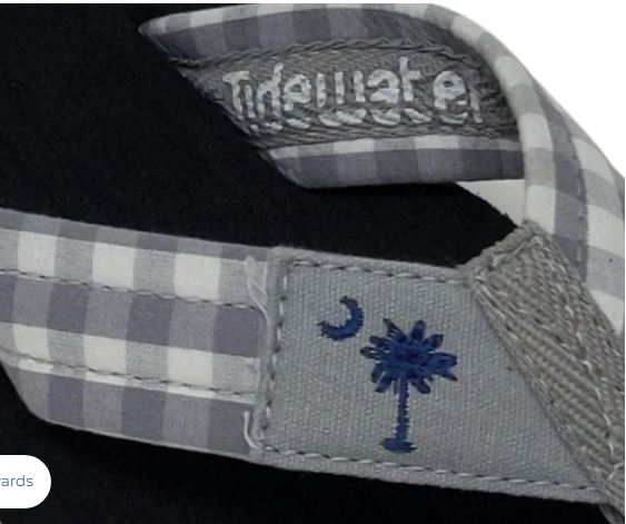 Plaid Palmetto Gray
