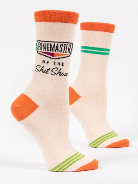 Ring Master of the Shit Show Socks -Lady