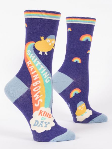 SH&$#^Ing Rainbows Socks