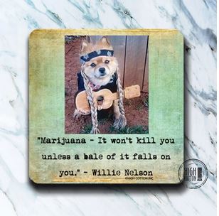 Neoprene Coaster- WILLIE DOG
