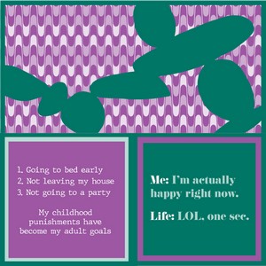 Cocktail Napkins- Life LOL